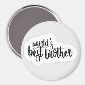 Le meilleur frère du monde Magnet Gift (Recto/Verso)