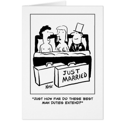 Le meilleur homme joint les jeunes mariés dans le (Devant)