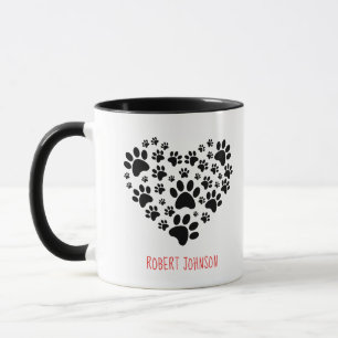 Le meilleur jamais papa de chien avec la tasse de