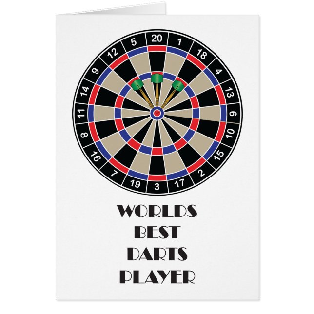 Le meilleur joueur de dards des mondes (Devant)