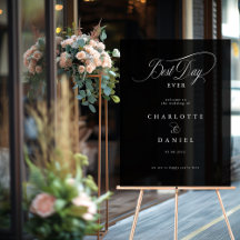 LE MEILLEUR JOUR JAMAIS ! Bannière élégante et Mar