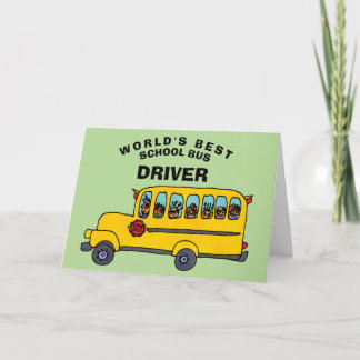 Le meilleur Merci de chauffeur d'autobus scolaire