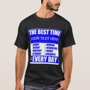 Le meilleur moment ? T-shirt quotidien