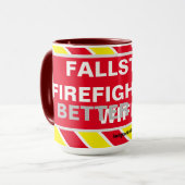 LE MEILLEUR MUG DE LA MOITIÉ DE FALLSTON FIREFIGHT (Devant gauche)