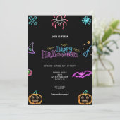 LE MEILLEUR NEON HALLOWEEN INVITATION (Debout devant)