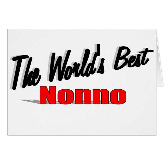 Le meilleur Nonno du monde (Devant horizontal)