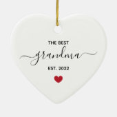 Le meilleur ornement céramique de la grand-mère 'e (Dos)