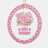 Le meilleur ornement de cadeau de directeur (Gauche)