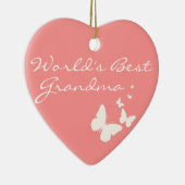 Le meilleur ornement de coeur de papillon de rose (Droite)