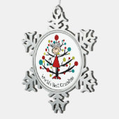 Le meilleur ornement de flocon de neige de (Vue impression)