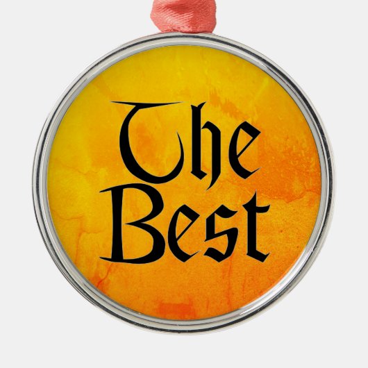 Le meilleur ornement de métal médaille (Devant)