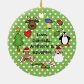 Le meilleur ornement de Noël de papa jamais (Dos)