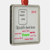 Le meilleur ornement de Noël du patron du monde (Droite)