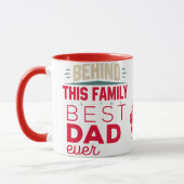 Le meilleur papa de famille jamais Mug (Gauche)