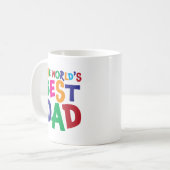 Le meilleur papa du monde sur la tasse (Devant gauche)