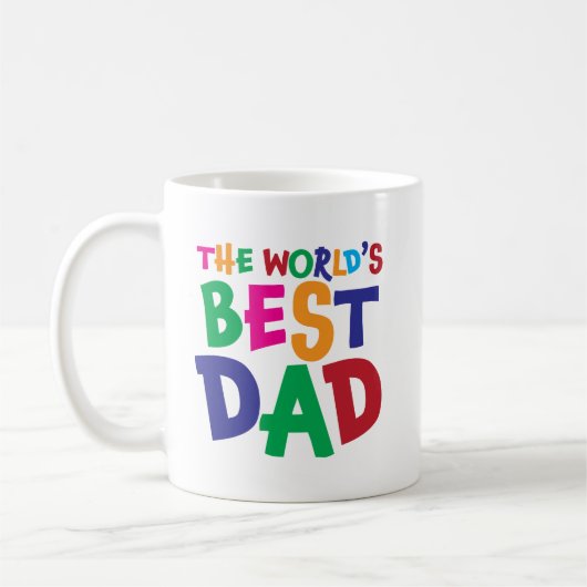 Le meilleur papa du monde sur la tasse (Gauche)