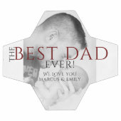 Le meilleur papa jamais père`s Day Black White Pho (Plat)