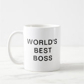 Le meilleur patron du monde pour le bureau| Mug de (Gauche)