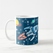 "Le meilleur petit-fils de l'univers" mug bleu (Gauche)