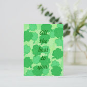 Le meilleur pour vous, cartes postales Shamrocks (Debout devant)