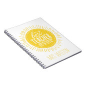 Le meilleur professeur jamais, carnet fait sur (Côté Droit)