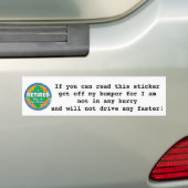 LE MEILLEUR STICKER "PERSONNE ÂGÉE" (En voiture)