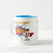 Le meilleur SUPERBOSS du monde - tasse drôle de (Devant gauche)