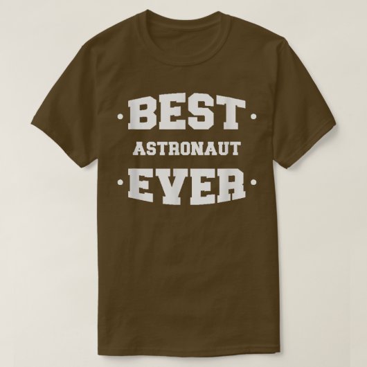 Le meilleur T-shirt jamais plus grand astronaute (Design devant)