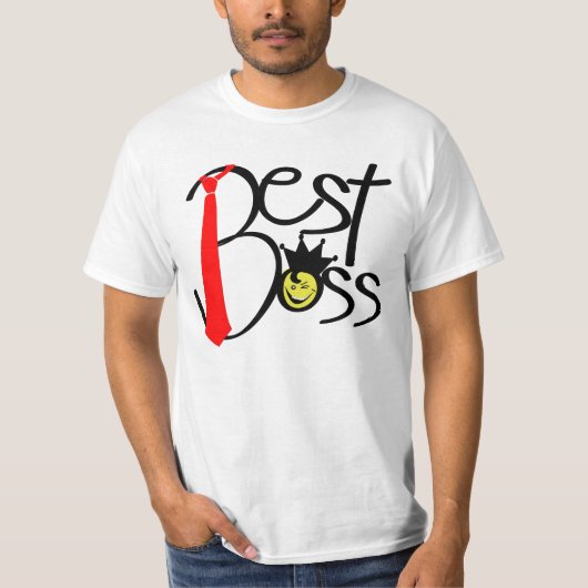 Le meilleur T-shirts de patron (Devant)
