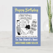 Le meilleur vendeur de cartes de vœux du monde (Devant)