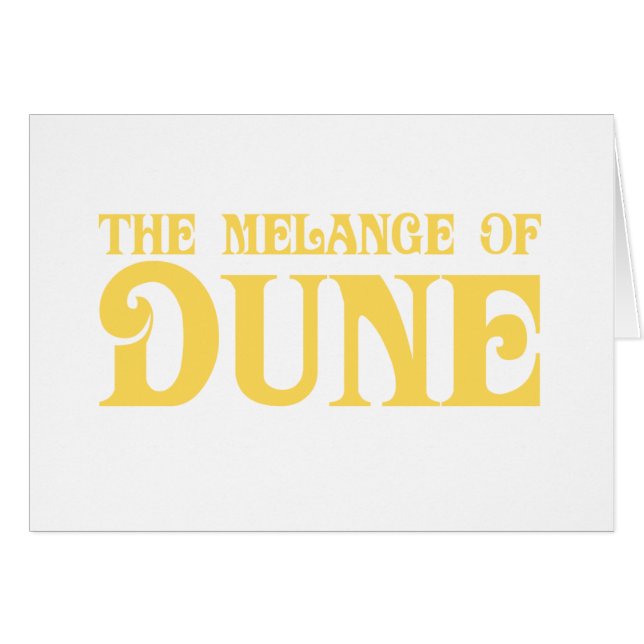 Le mélange de la dune (Devant horizontal)