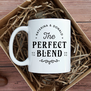 Le mélange parfait de Mariage cadeau café Mug