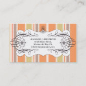 Le melon barre le carte de visite (Dos)