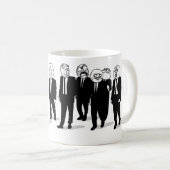 le meme comique de rage fait face à la tasse (Devant droit)