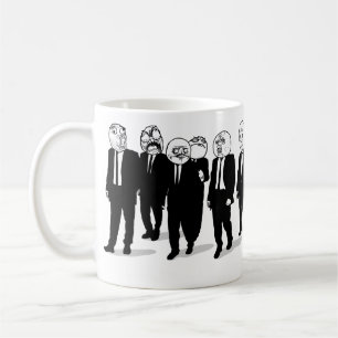 le meme comique de rage fait face à la tasse