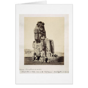 "Le Memnon vocal", statue colossale d'Amenhotep I