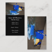 Le ménage entretient le carte de visite (Devant / Derrière)