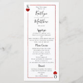 Le menu Collection de Mariages de cartes de jeu Mo (Devant)