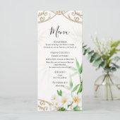 Le menu de mariage du jardin de bambou impérial tr (Debout devant)