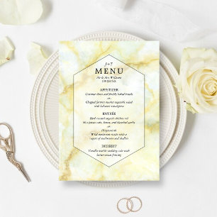 Le menu élégant de la collection de Mariages en ma