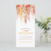 Le menu en cascade couleur marron orange (Debout devant)