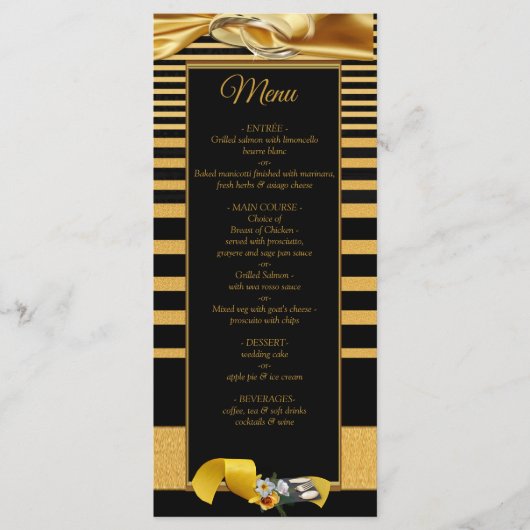 Le menu Great Gatsby Inspiration (Devant)