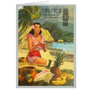 Le menu Tiki classique des Tropics