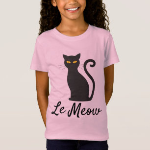 LE MEOW, FRENCH CAT T-Shirts