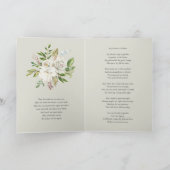 Le Merci funèbre carde le rose blanc antique de | (Intérieur)