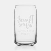 Le Merci Mariage personnalisé est favorable (Verso)