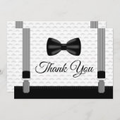 Le Merci plat carde homme de cravate d'arc le (Devant / Derrière)