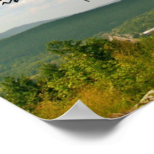 Le message de la Croix, affiche chrétienne (Coin)