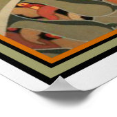 "Le Messager" van Halouze Ca 1925 16 x 20 Poster (Hoek)