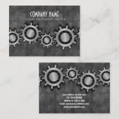 Le métal embraye le carte de visite (Devant / Derrière)